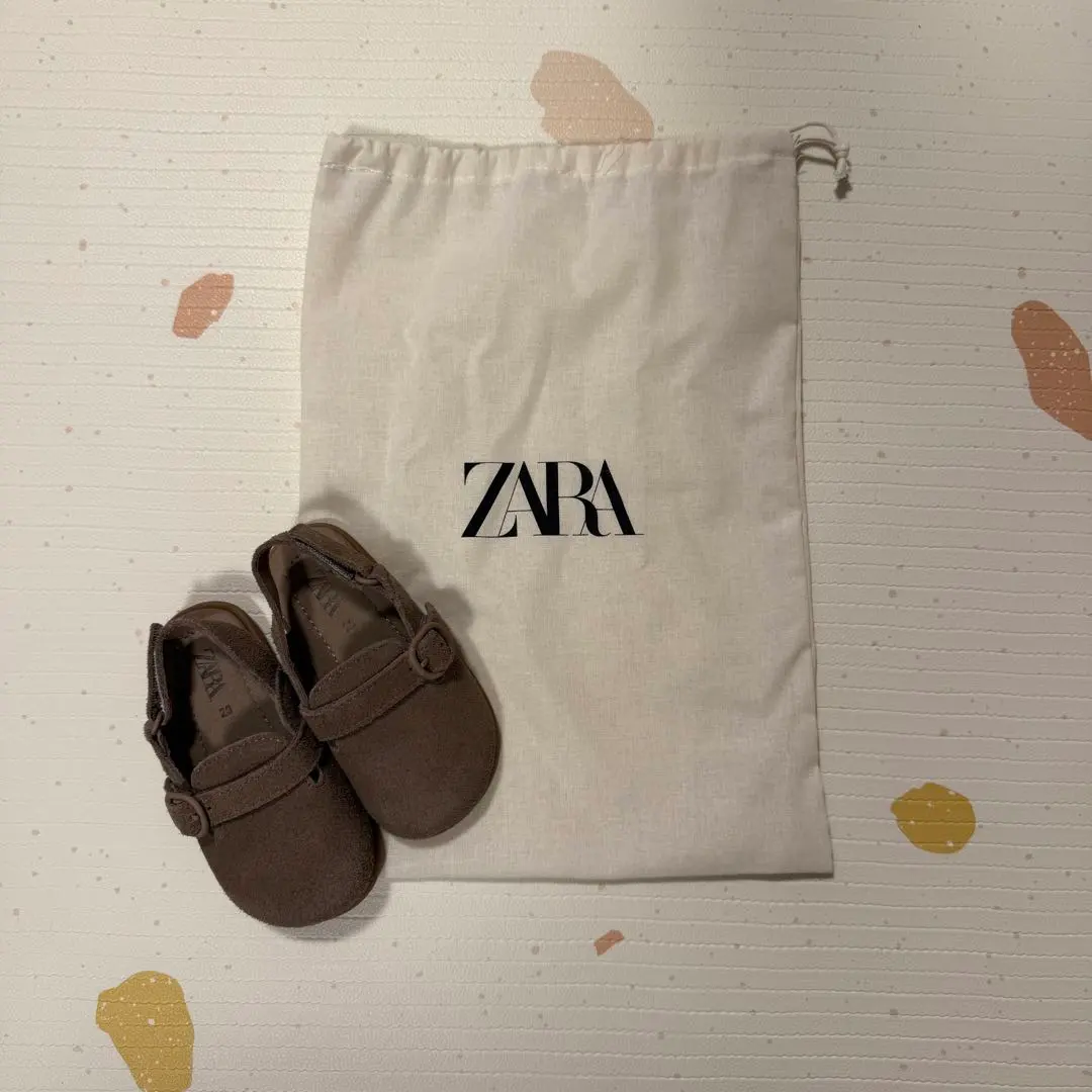 Thumbnail of 【Brand New】ZARA Kids Sandals Leather Clog Sandals 12.5cm