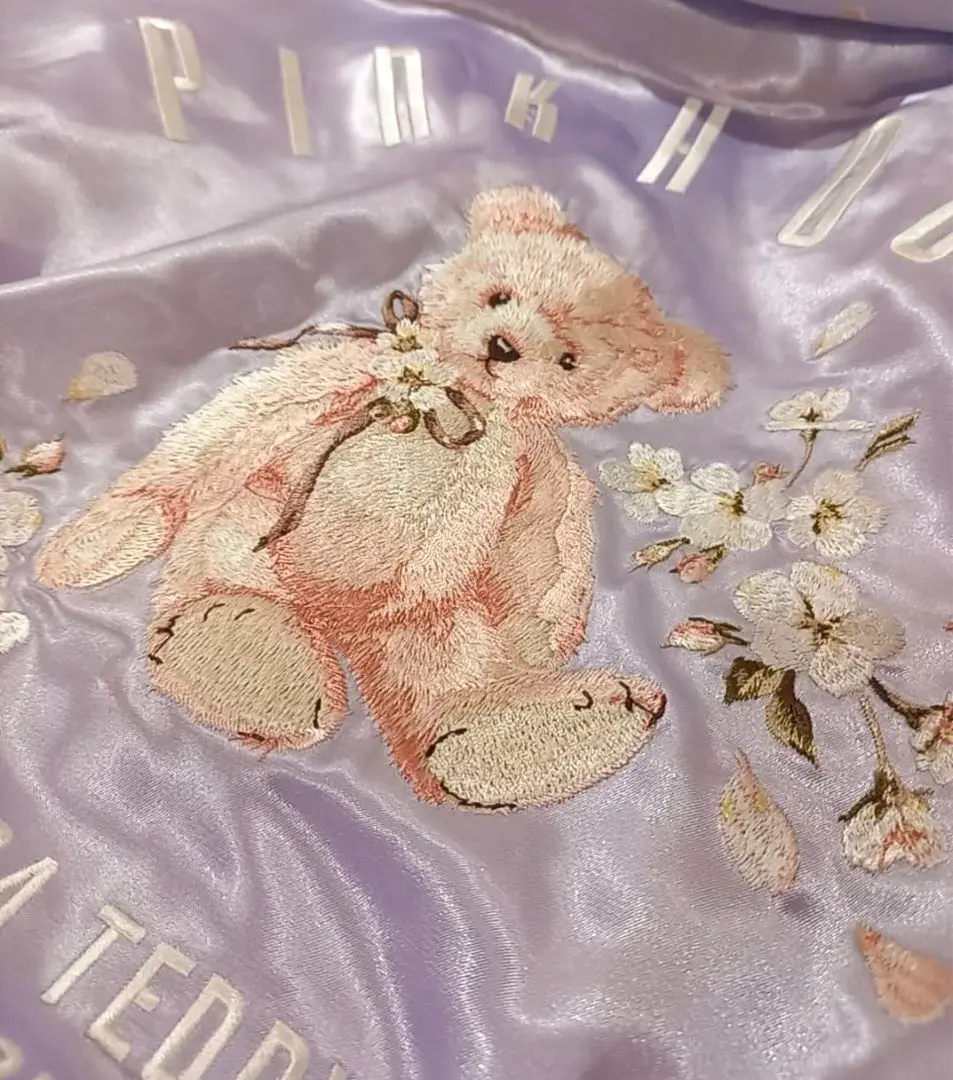 ピンクハウス✨PINKHOUSE✨バラ刺繍 スカジャン ブルゾン - メルカリ