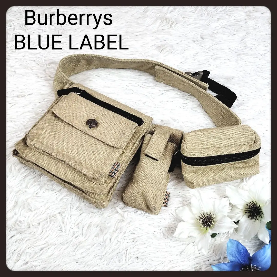 BURBERRY BLUELABEL ウエストポーチ バッグ ノバチェック 2025年最新】BURBERRY BLUE LABEL ボディバッグ・ウエストポーチ