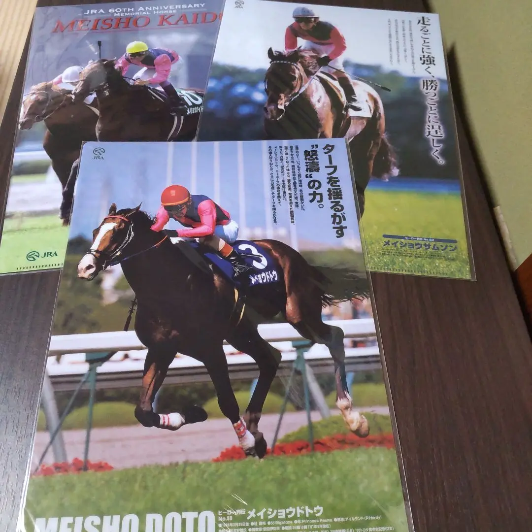 アイドルホース　メイショウカイドウ4体セット JRA メイショウカイドウ アイドルホース ぬいぐるみ - メルカリ