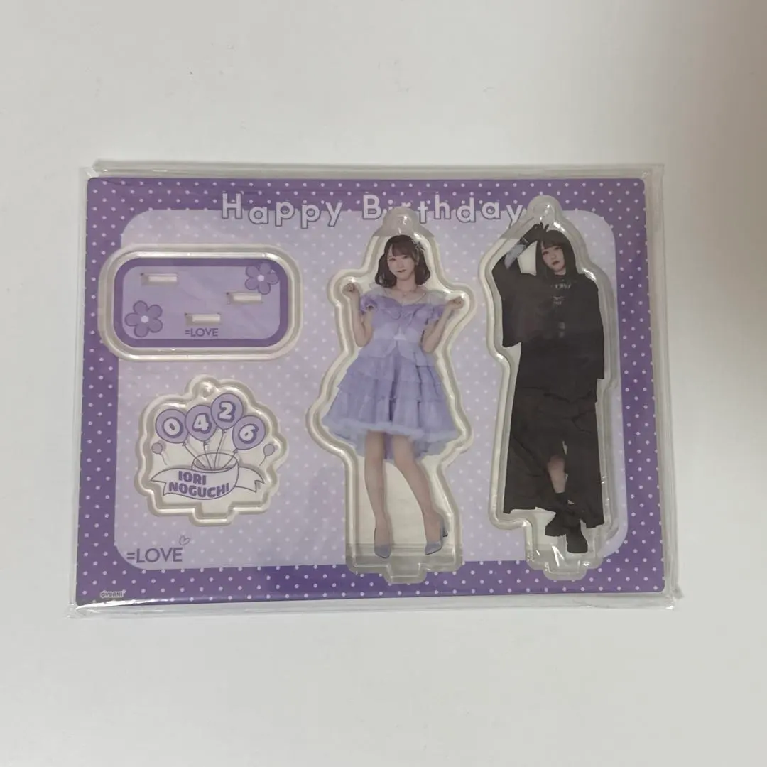 野口衣織 直筆 イコラブ サイン入りビッグアクリルスタンド サイン賞 ピンキー 野口衣織 直筆 イコラブ サイン入りビッグアクリルスタンド サイン賞