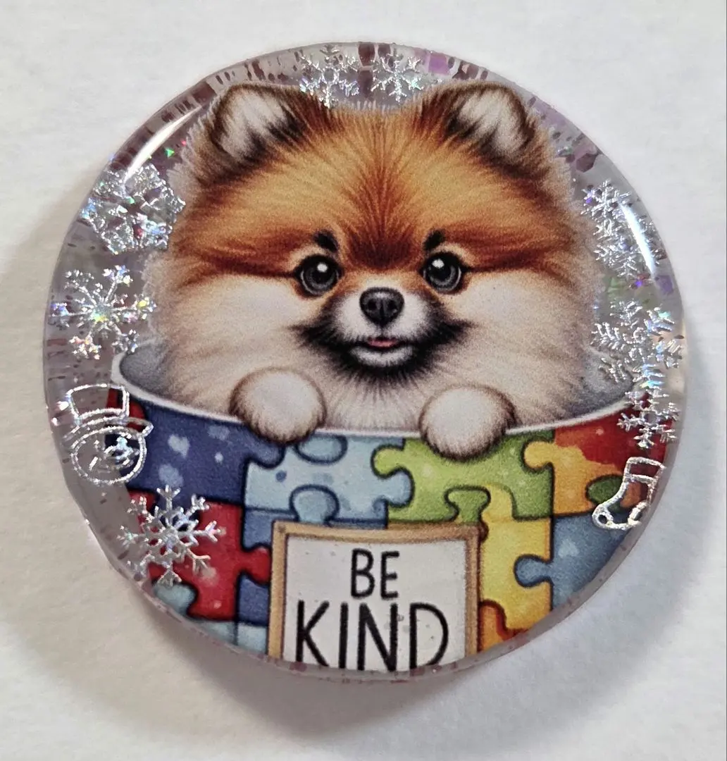 博美犬飾品 博美犬項鍊 樹脂髮圈 犬 的縮圖