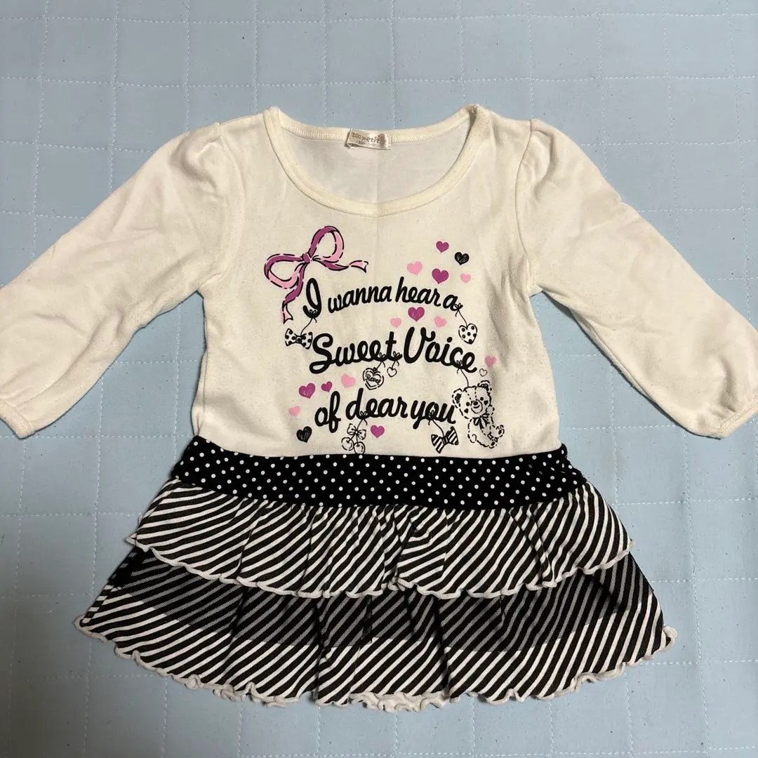 Thumbnail of zoo petit long-sleeved cut-and-sew shirt, 100cm