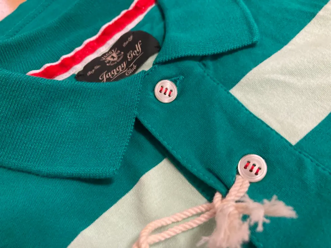 JAGGYGOLF ジャギーゴルフ Vネック ロゴ刺繍 ボーダー 長袖 2025年最新】JAGGYGOLFの人気アイテム - メルカリ