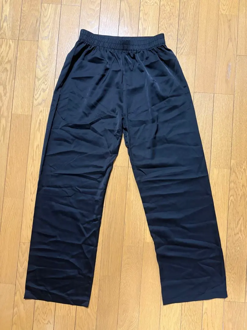 Thumbnail of aimoha Relax Wide Leg Satin Pants