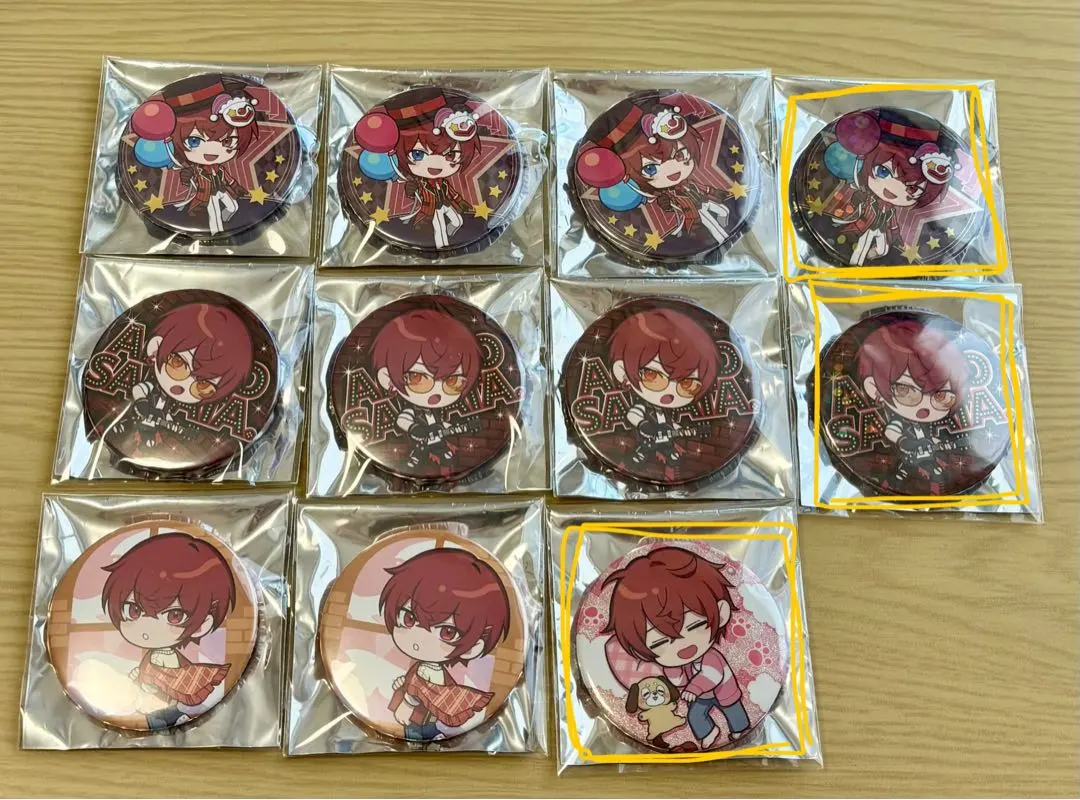 Thumbnail of Sakata Ahon, can badge, default and full-body illustrations