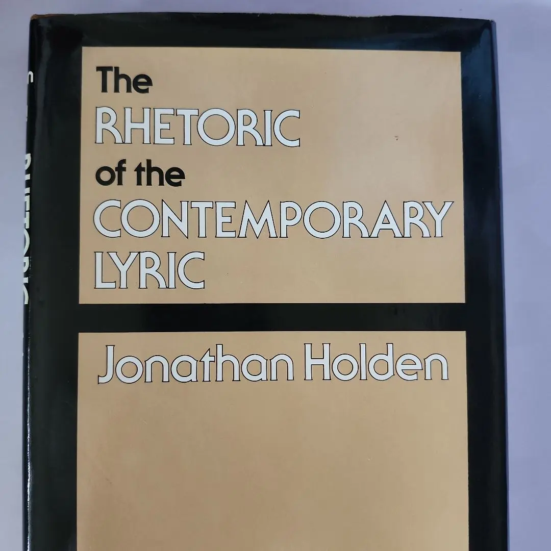 Thumbnail of The Rhetoric of the Contemporary Lyric