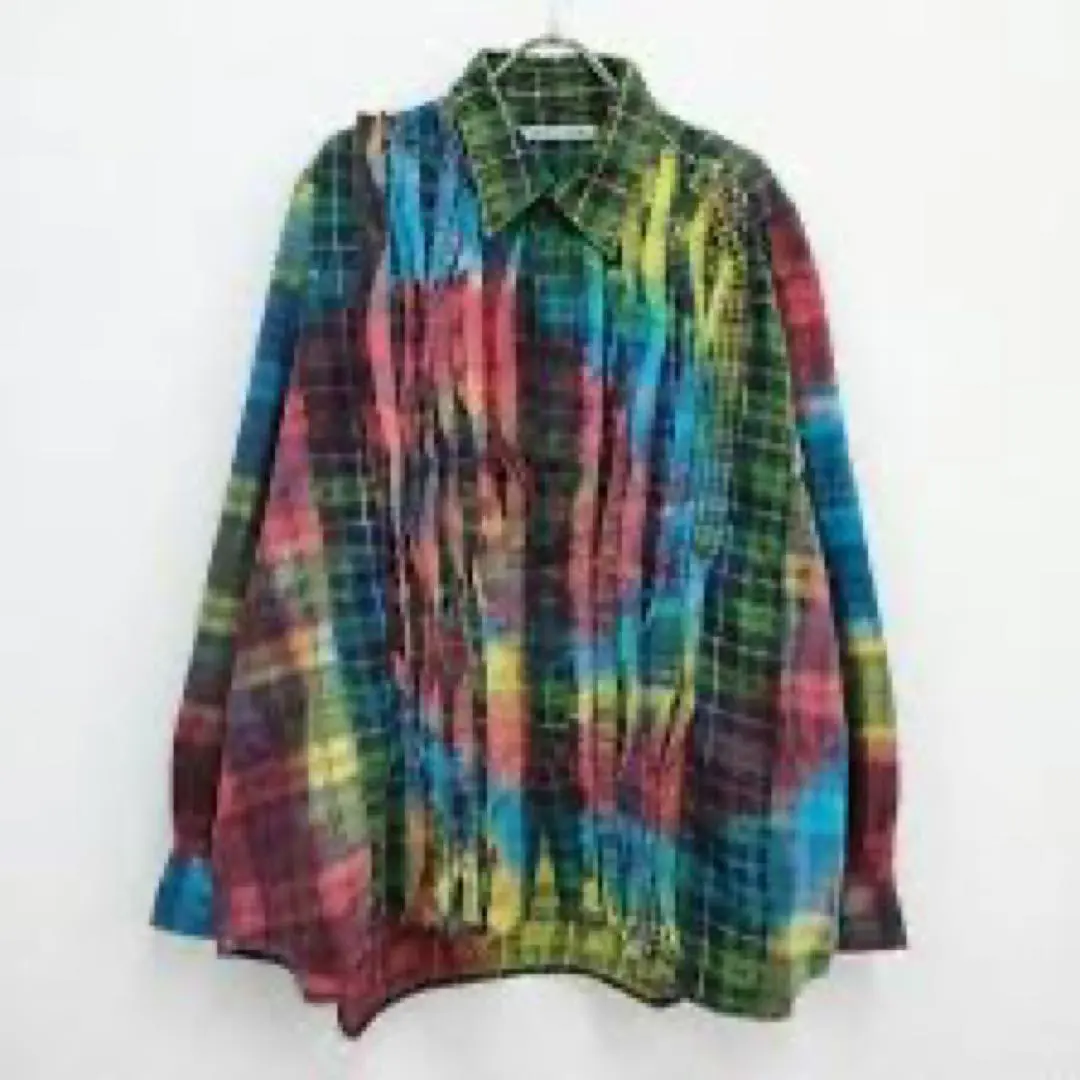 タグ付XLサイズ！Rebuild by Needles タイダイリメイクシャツ タグ付XLサイズ！Rebuild by Needles タイダイリメイクシャツ