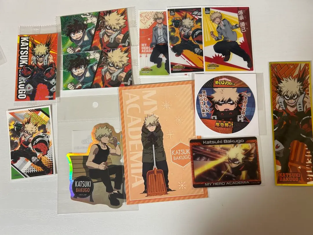 Thumbnail of My Hero Academia Postcard Clear Card Sticker Set Katsuki Bakugo