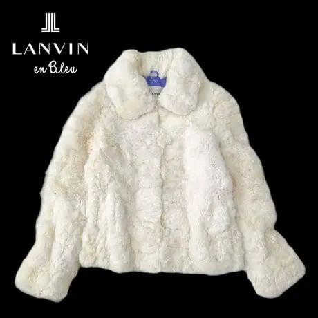 LANVIN en Bleu ノーカラー ファーコート 38 2025年最新】LANVIN en Bleu 毛皮・ファーコートの人気アイテム
