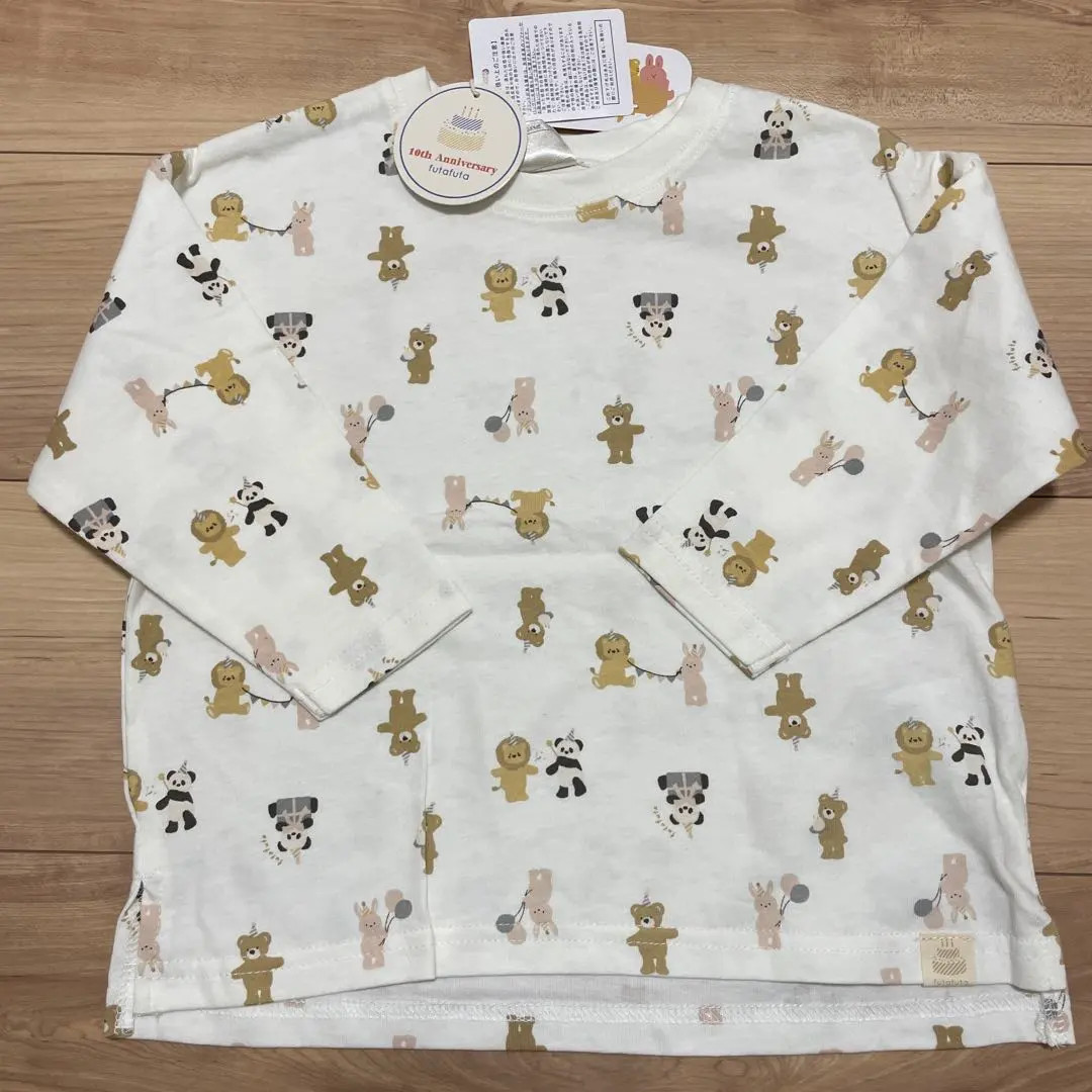 Thumbnail of Long-sleeved T-shirt, Animal, Futafuta, 100