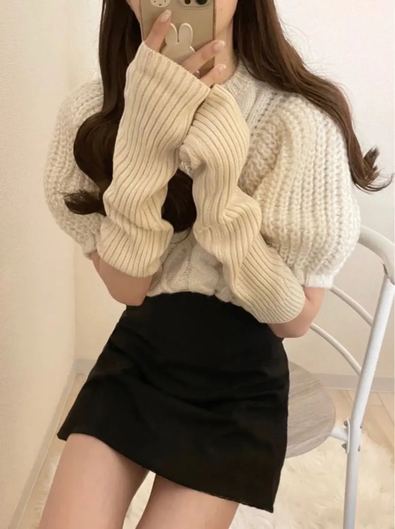 GRL 高腰迷你裙 XS 的縮圖