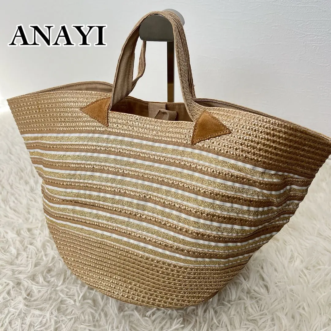 ANAYI メッシュ　革トートバッグ　美品　カゴバック 2025年最新】アナイ レディース かごバッグの人気アイテム