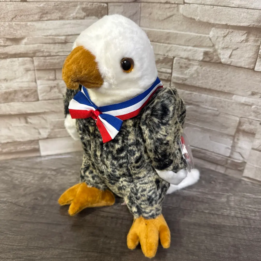 泰 Beanie Babies 絨毛玩偶 老鷹 鳥 的縮圖