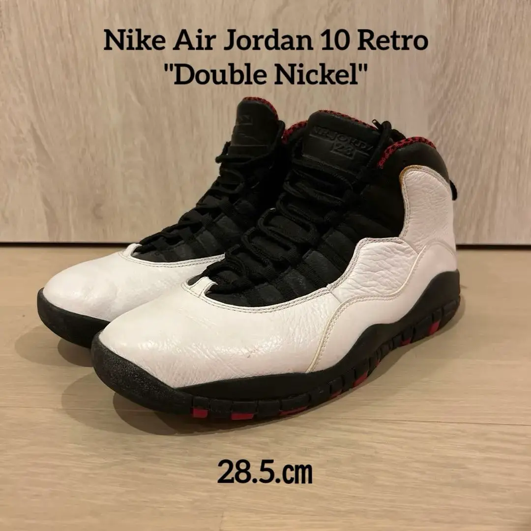 Size 11.5 - Air Jordan 10 Double Nickel White Black Red