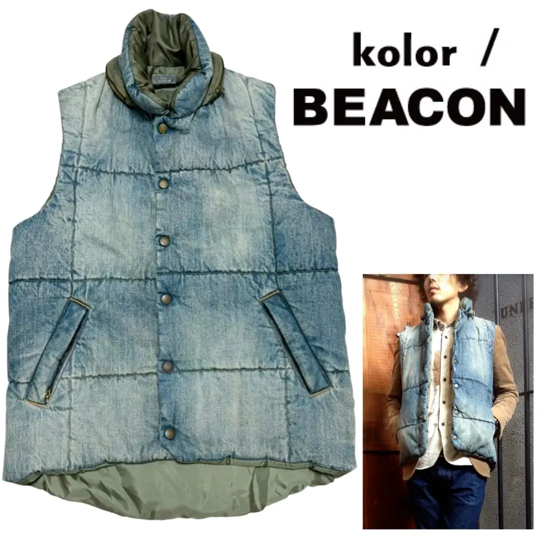 20AW kolor beacon コーデュロイ ダウン ベスト 20WB 20AW kolor beacon コーデュロイ ダウン ベスト 20WB