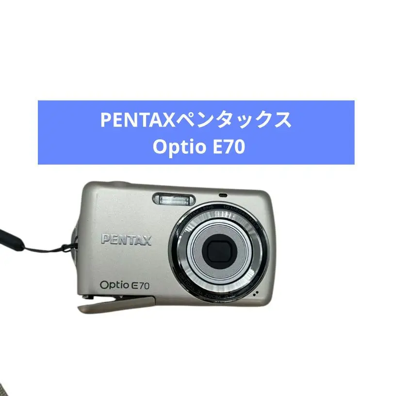 スマホ転送OK✨PENTAX Optio E70✨動作確認済 単三電池 可愛い♪ スマホ転送OK✨PENTAX Optio E70✨動作確認済 単三電池 可愛い♪