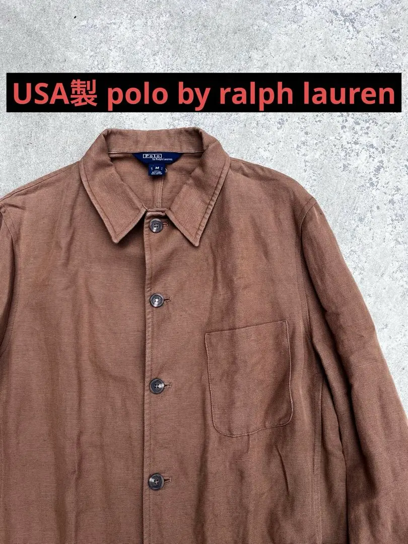 USA製 polo by ralph lauren リネンカバーオールブラウン系 USA製 polo by ralph lauren リネンカバーオールブラウン系 2025