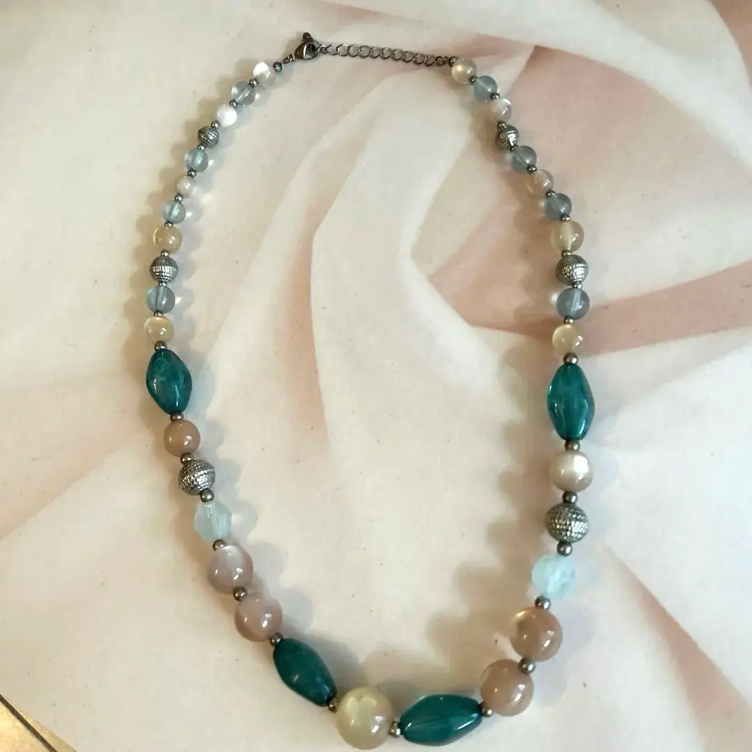 Thumbnail of Multicolor Bead Necklace, Adjustable