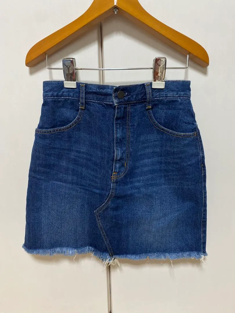 Thumbnail of GU Denim Mini Skirt, Size M