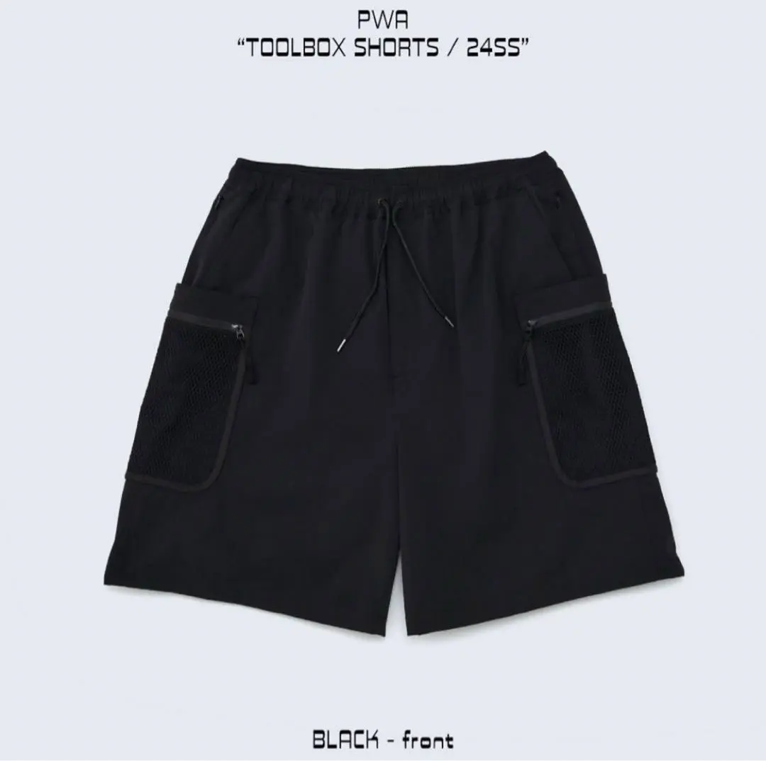 TOOLBOX SHORTS / 24SS (BLACK) | plus2023.shop