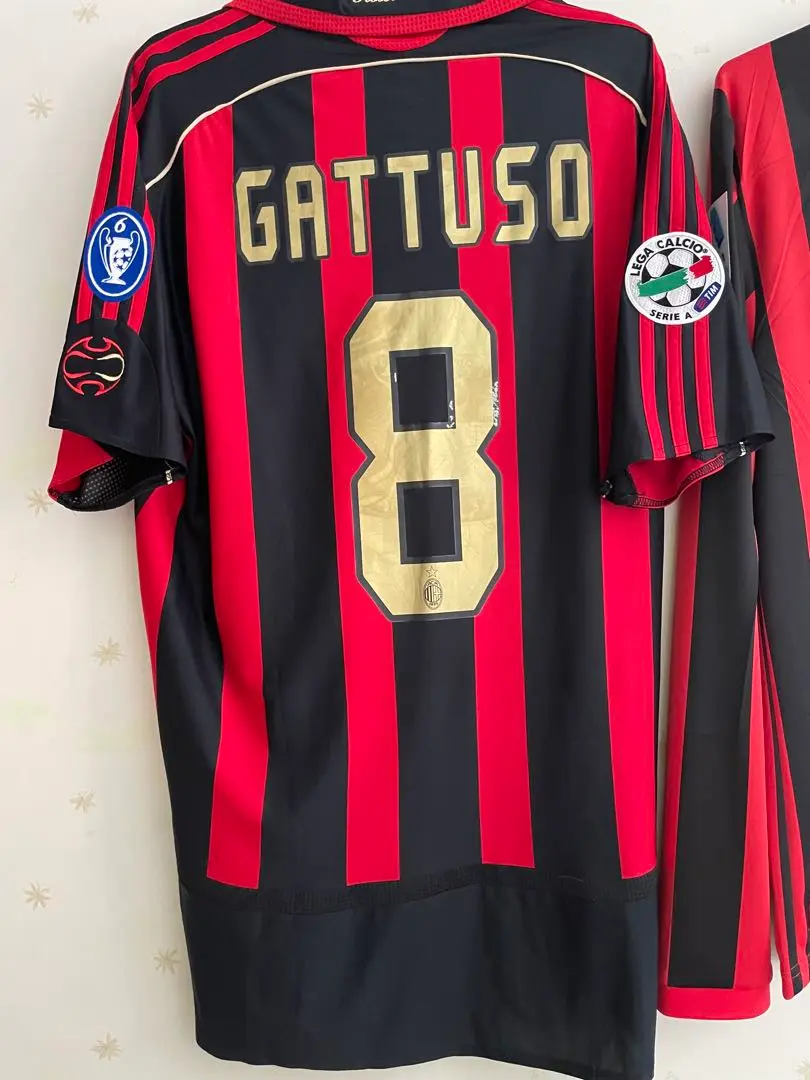 正規品　Gattuso 8 セリエA シャツ　ACミラン　インテル 2025年最新】ガットゥーゾ 8の人気アイテム - メルカリ
