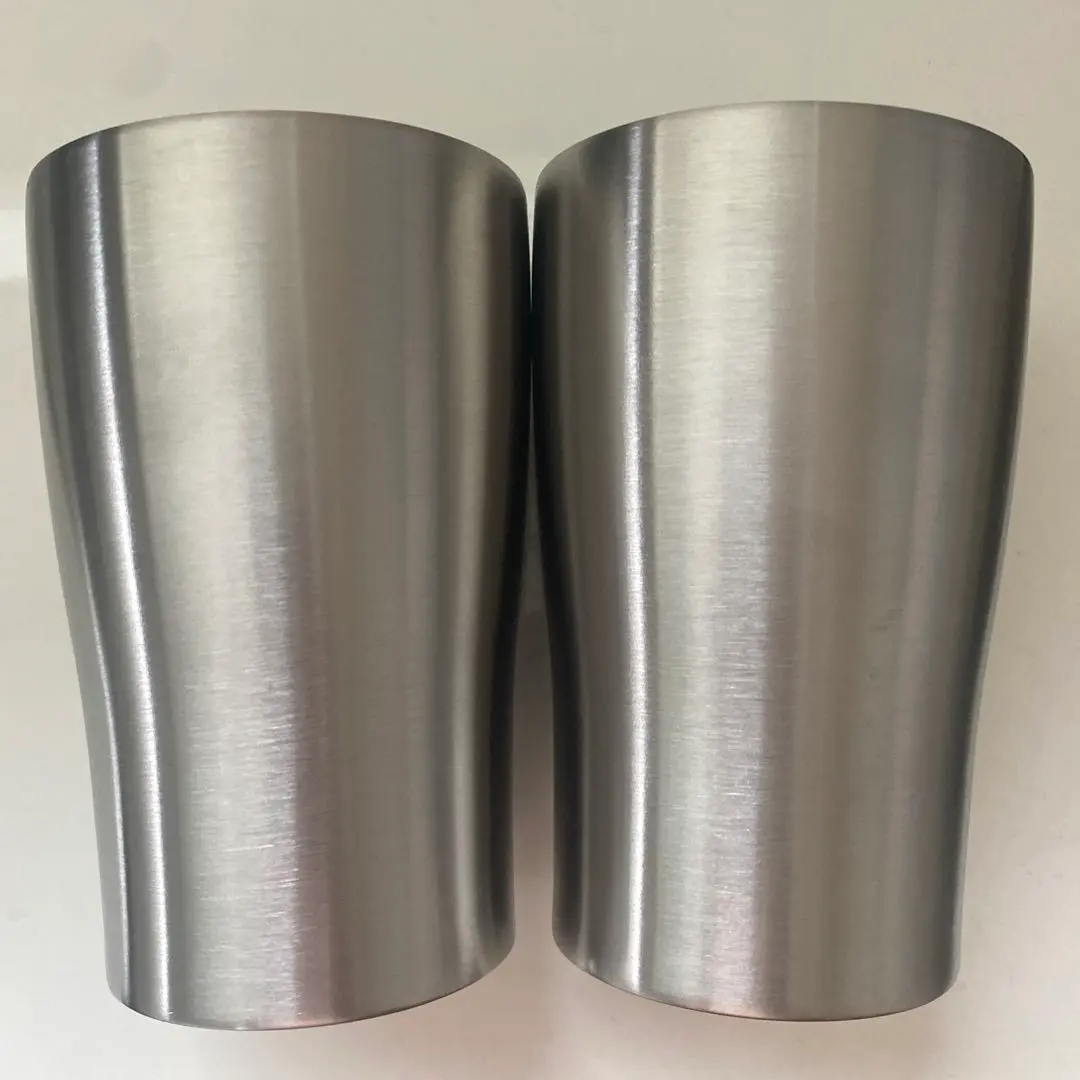 Thumbnail of Set of 2 stainless steel silver tumblers