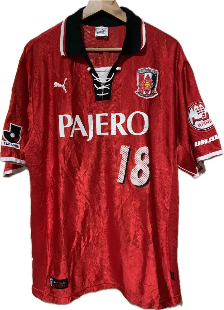 浦和レッズ 2002 レプリカ ユニフォーム XO パジェロ 2002】浦和レッズ（H）/ CONDITION：A- / SIZE：XO（日本規格