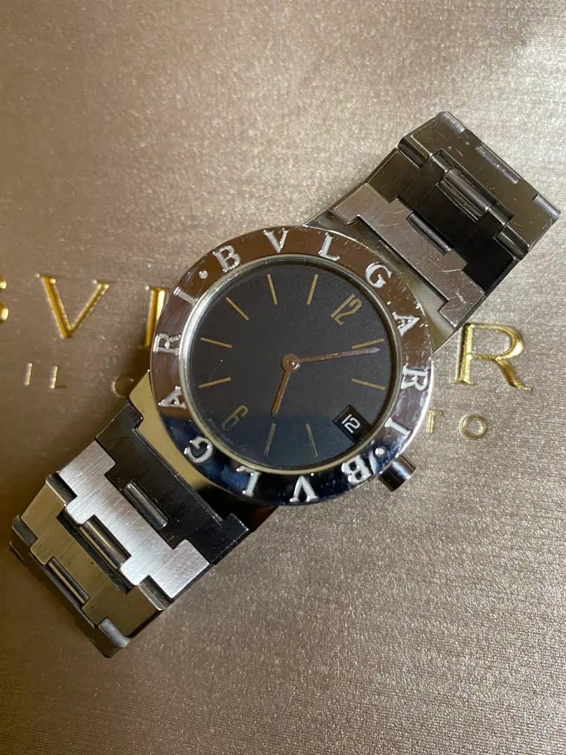 BVLGARI BB 30 SS シルバー ブラック 時計　稼動品 ブルガリブルガリブルガリ 30 ボーイズ 腕時計 BB30SS BVLGARI