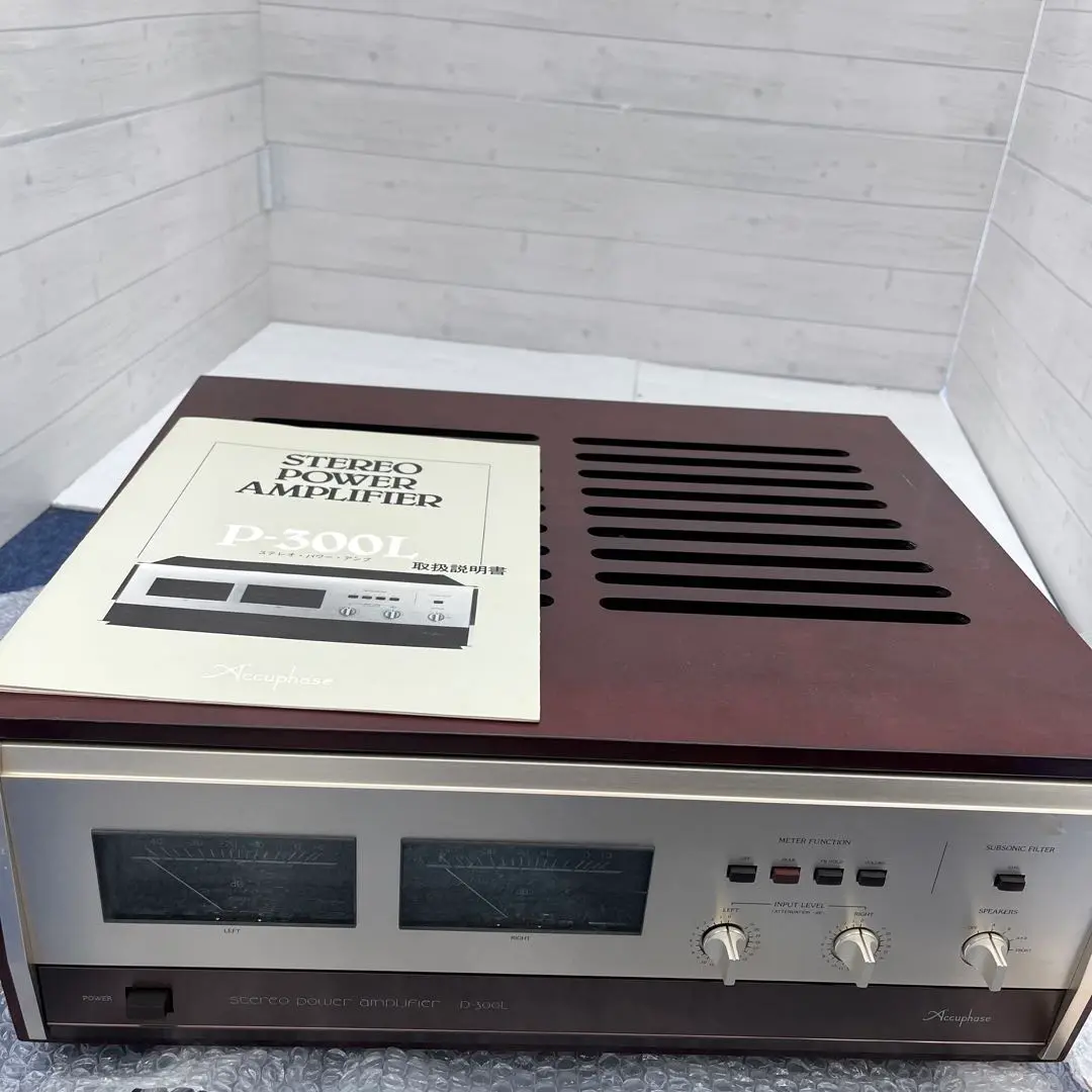 Accuphase アキュフェーズ P-300L ステレオパワーアンプ □□Accuphase P-300L パワーアンプ アキュフェーズ