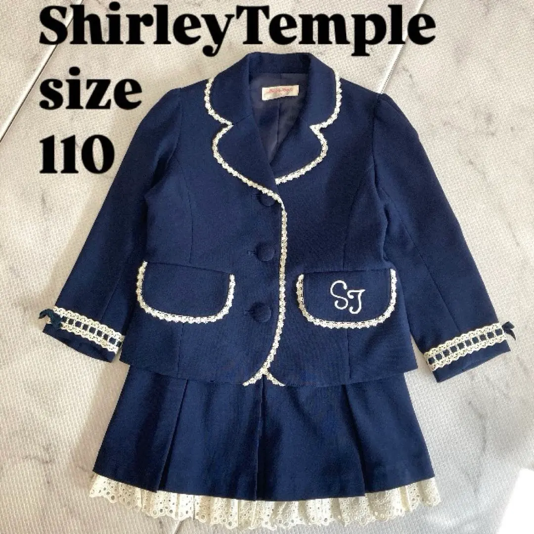 Thumbnail of Shirley Temple Graduation & Entrance Ceremony Formal Suit Set 110cm