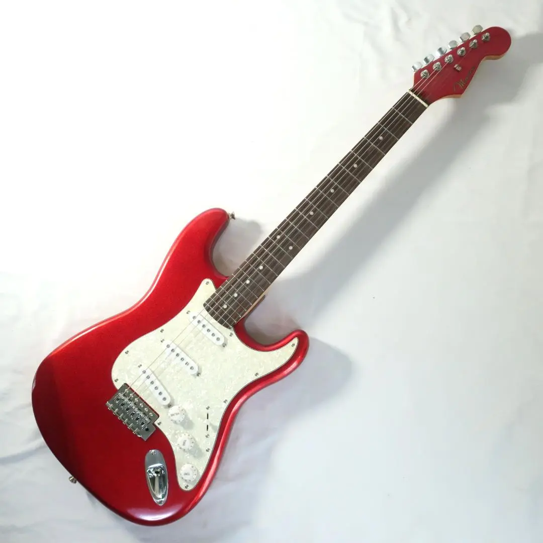 出音OK！ MEVIS メイビス エレキギター 赤 Sケース付き 出音OK！ MEVIS メイビス エレキギター 赤 Sケース付き - メルカリ