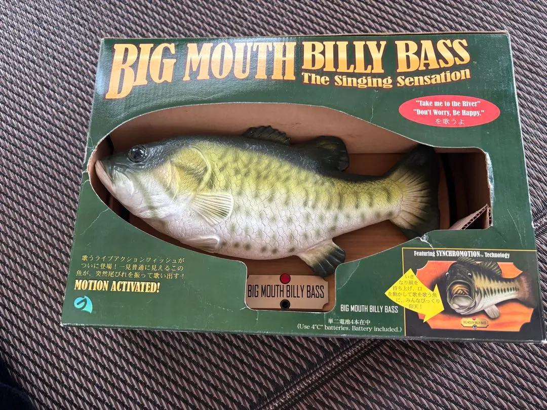 ⬜︎Gc左1012 未使用　BIGMOUTH シンギングバス Yahoo!オークション - BIG MOUTH BILLY BASS ビッグマウスビリーバス