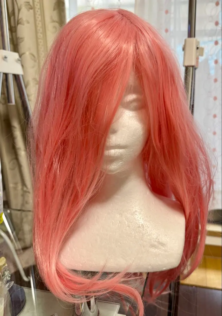 Thumbnail of Medium pink straight wig