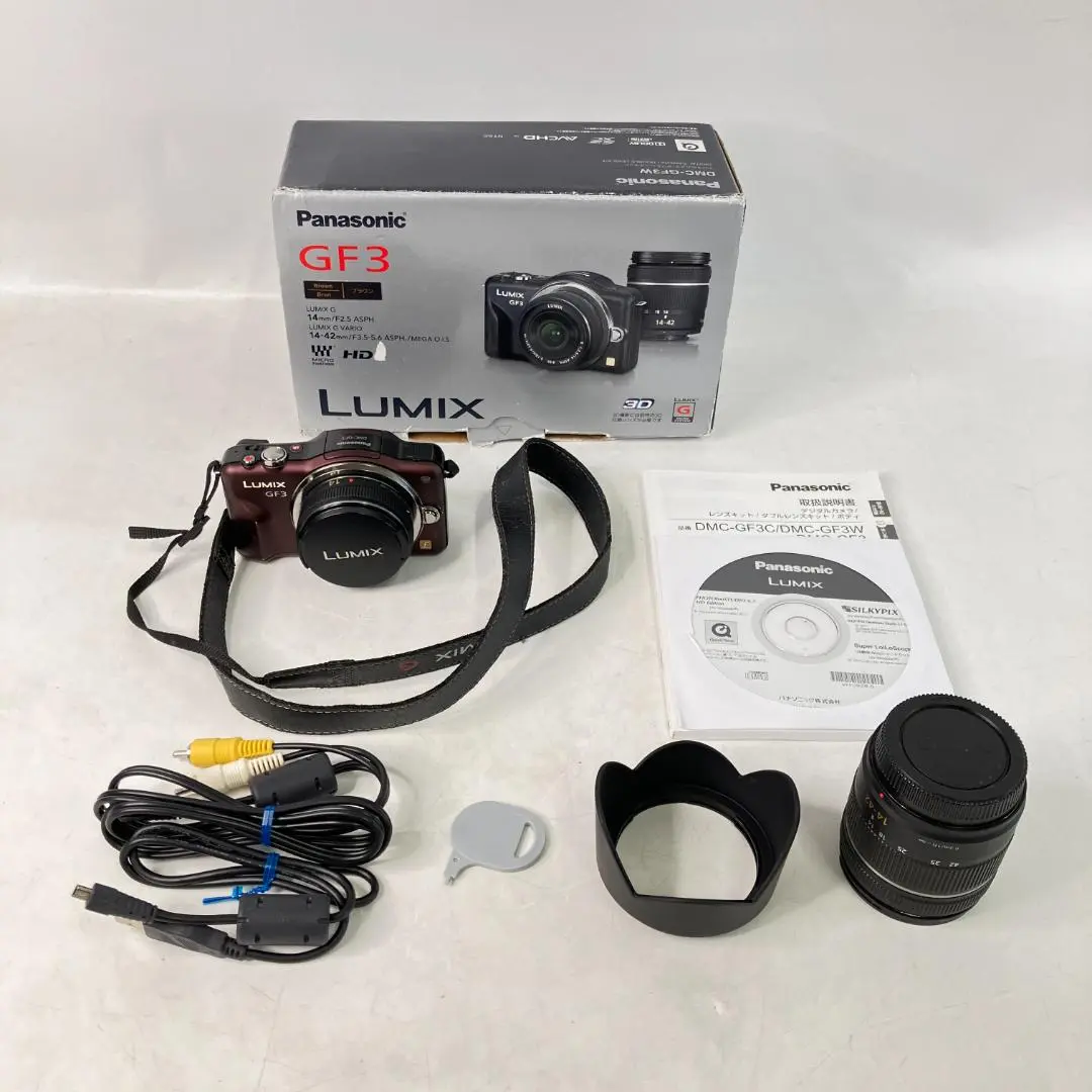 ミラーレス一眼♥LUMIX GF3 ダブルレンズセット カメラ初心者に☆ Amazon | パナソニック ミラーレス一眼カメラ LUMIX GF3 ダブル
