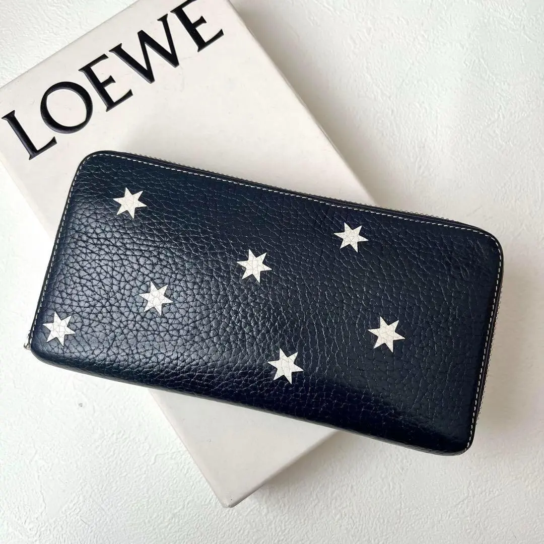 ロエベ　長財布　スター LOEWE ロエベ スターモチーフ 長財布（小銭入れあり） カーフ