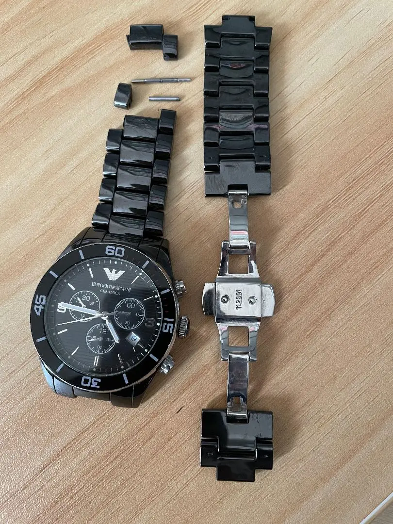 未使用新品☆　エンポリオアルマーニ　AR1421　EMPORIO ARMANI Emporio Armani Ceramica AR1421 Wrist Watch for Men for sale
