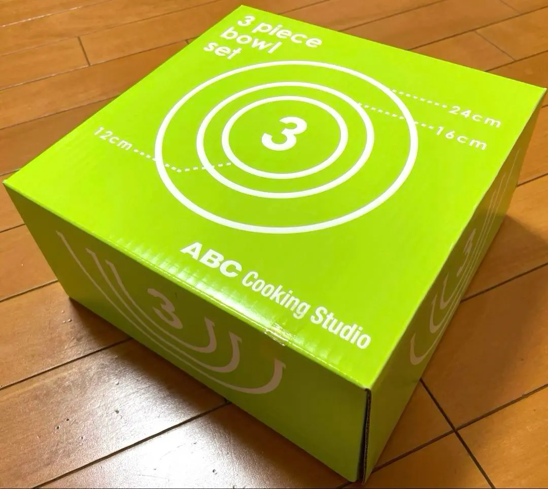 【新品未使用】ABC Cooking Studio 3ピースボウルセット ABC cooking studio ステンレスボウル 3個セット - メルカリ