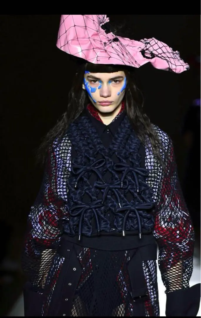 ※最終値下げ※noir kei ninomiya 黒 フラワー　ハーネス ノワール ケイ ニノミヤの透け感ふんわりフラワーハーネス