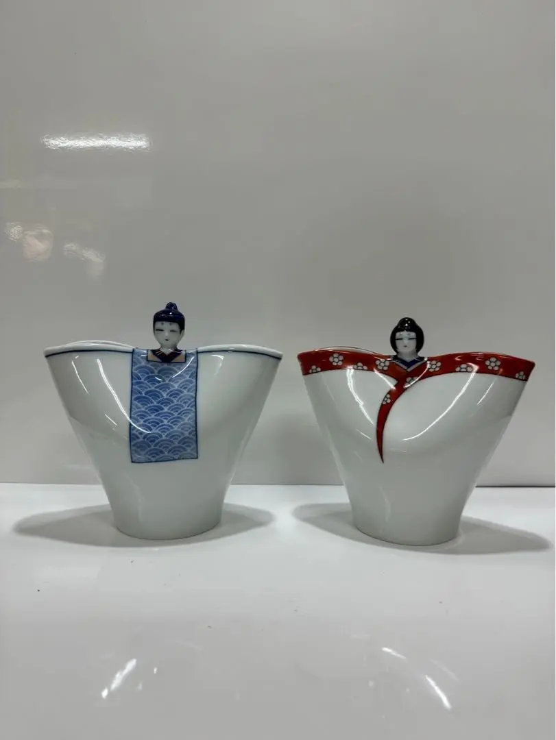 畑萬作　雛人形　置物 はこぽす対応商品】 畑萬作 雛人形 置物 工芸品 - 工芸品