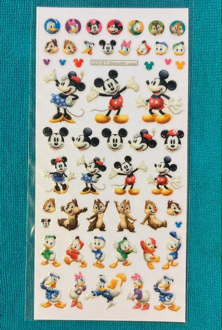 395. 昔日的迪士尼貼紙 老米奇 米妮 唐老鴨 黛絲 的縮圖