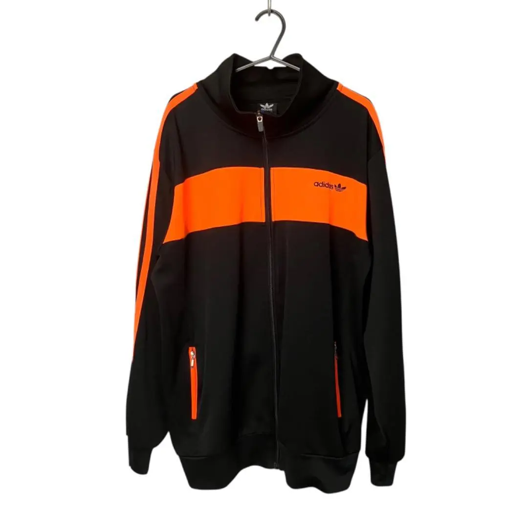 Thumbnail of Adidas Track Jacket - Black and Orange