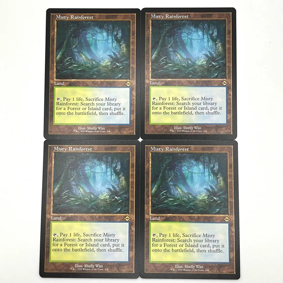 MTG 霧深い雨林 旧枠英語版foil 1枚 セットブースター産③ 2025年最新】霧深い雨林 旧枠 英語の人気アイテム - メルカリ