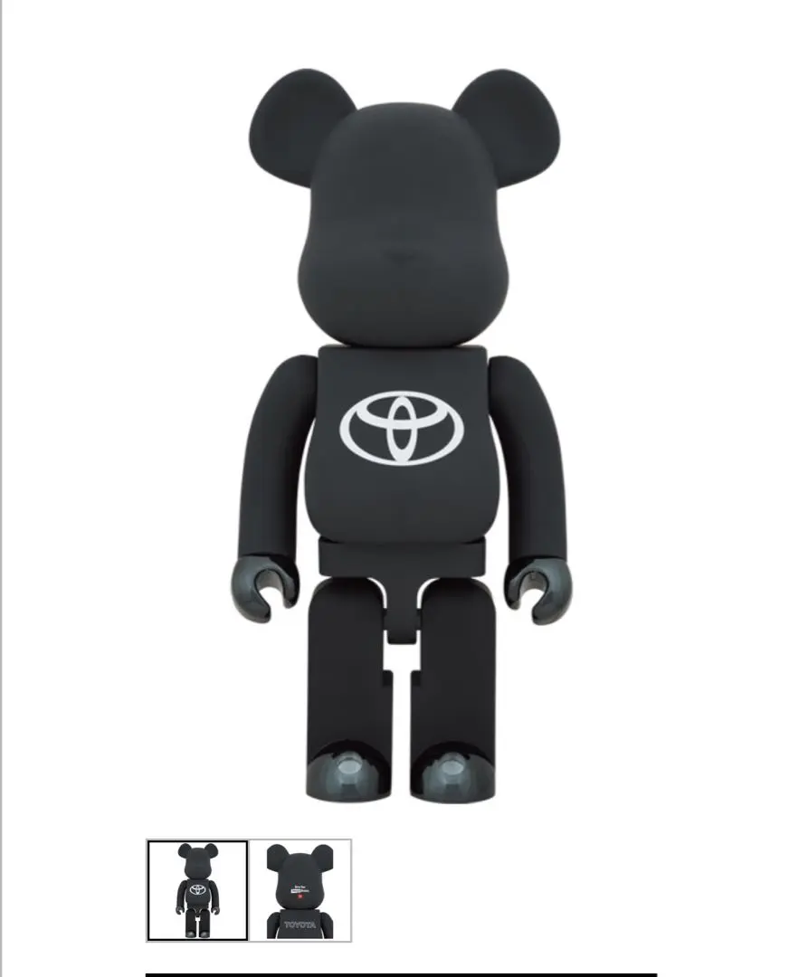TOYOTAベアブリック 100％＆400％ 黒白セット 新品 未開封 その他
