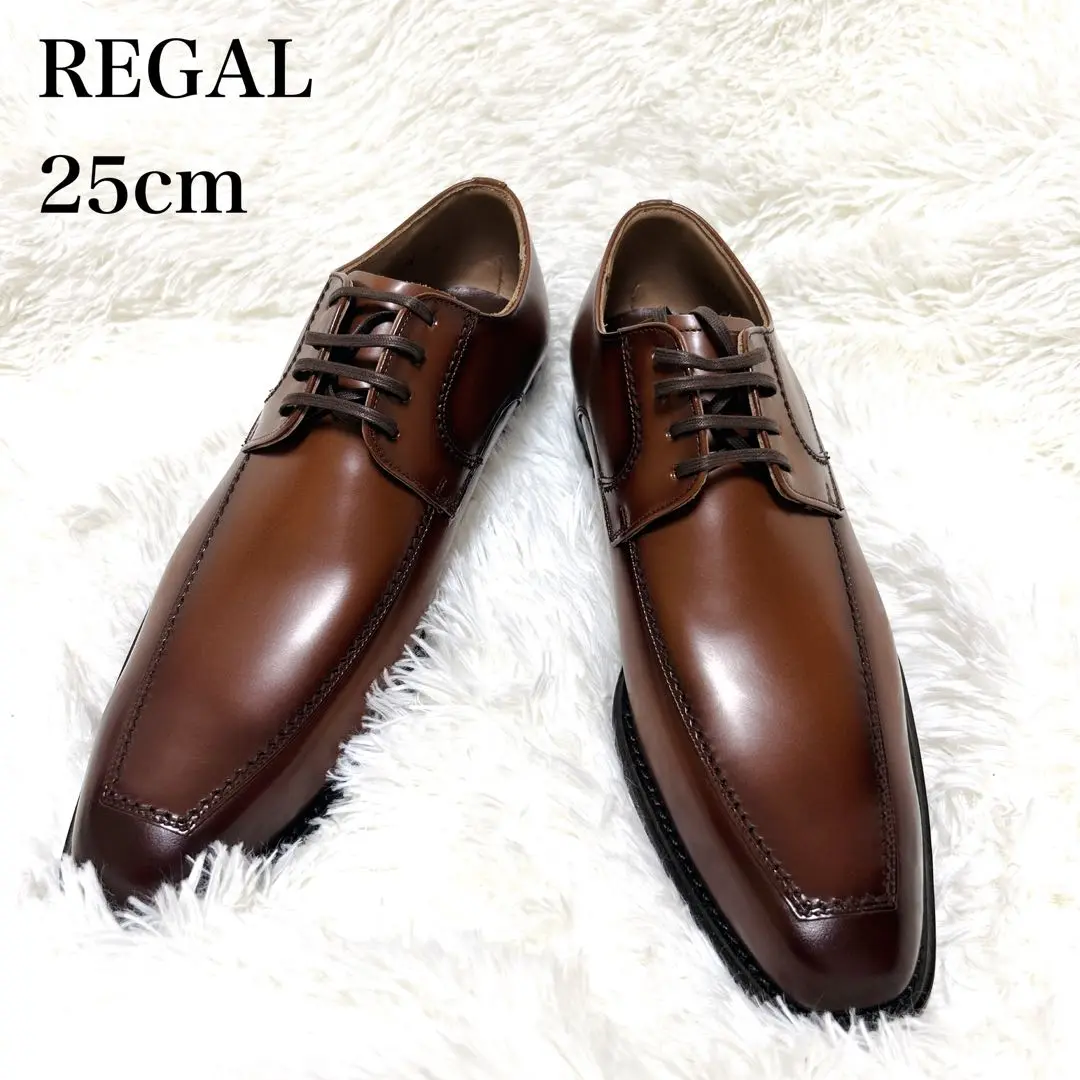 REGAL Uチップ　ドレスシューズ 124R 27cm REGAL リーガル Uチップ メンズ ビジネス 124R AL リクルート