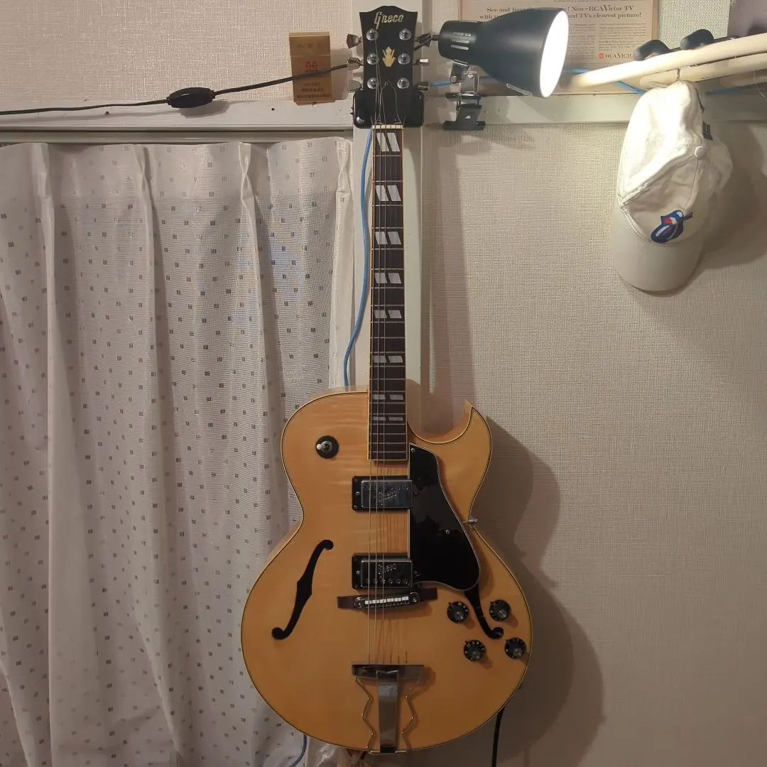 【70年代日本製吉他】Greco N60（ES-175仿製品） 的縮圖