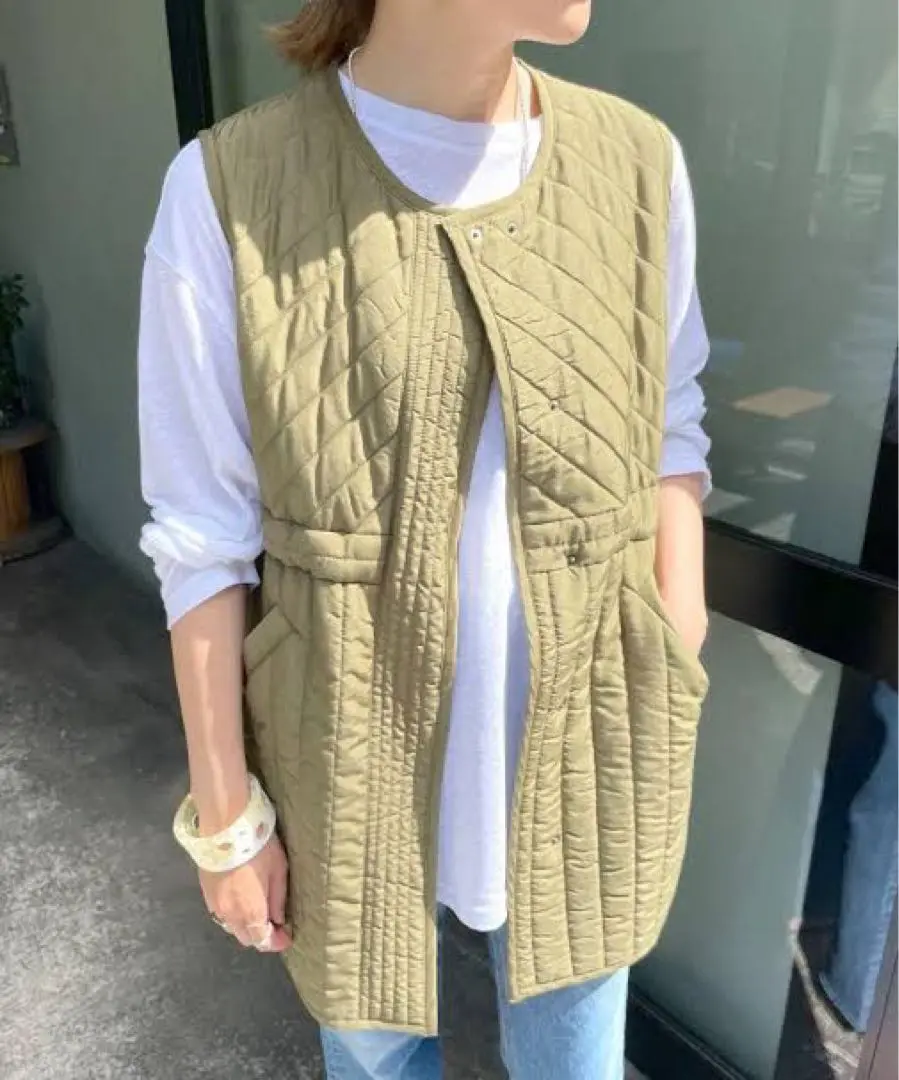 【定価24200円】【SHENERY】キルティングベスト SHENERY（シーナリー）の「キルティングベスト（ベスト）」 - WEAR