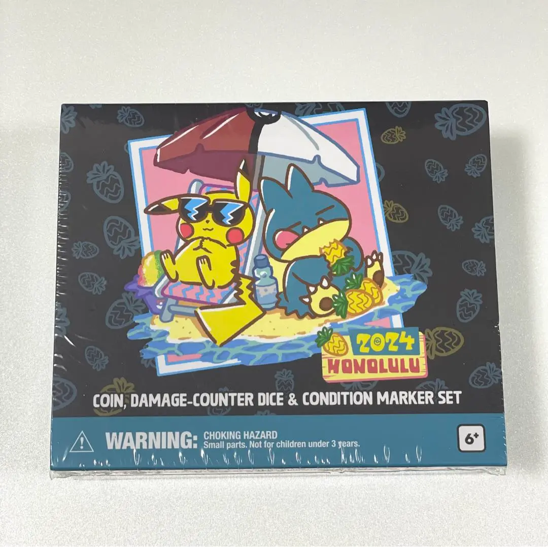 ポケモンカード　ダメカンダイス　ゴンベ　ホノルル　WCS2024　新品未開封 完璧わいふによる ダメカン『WCS2024ホノルル(ピカチュウ&ゴンベ