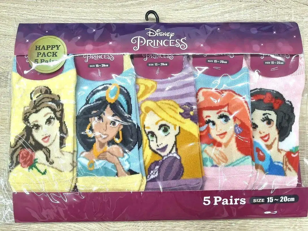 Thumbnail of Disney Character Socks Set of 5, Cute, 15-20cm, Gift