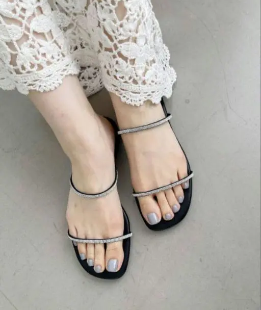 【専用】　【新品•未使用に近い】ジェムストラッピーサンダル 2025年最新】ジェムストラッピーサンダルの人気アイテム - メルカリ